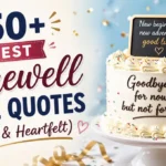 150+ Best Farewell Cake Quotes (Funny & Heartfelt)