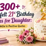 300+ Heartfelt 21st Birthday Wishes for Daughter: Thoughtful & Positive Quotes