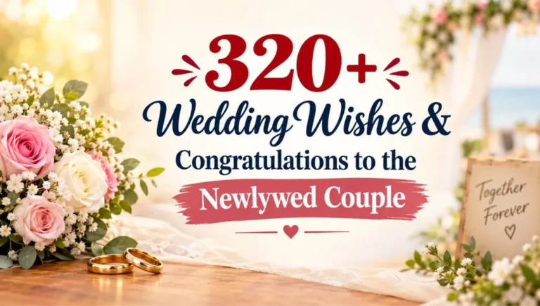 320+ Wedding Wishes & Congratulations to the Newlywed Couple