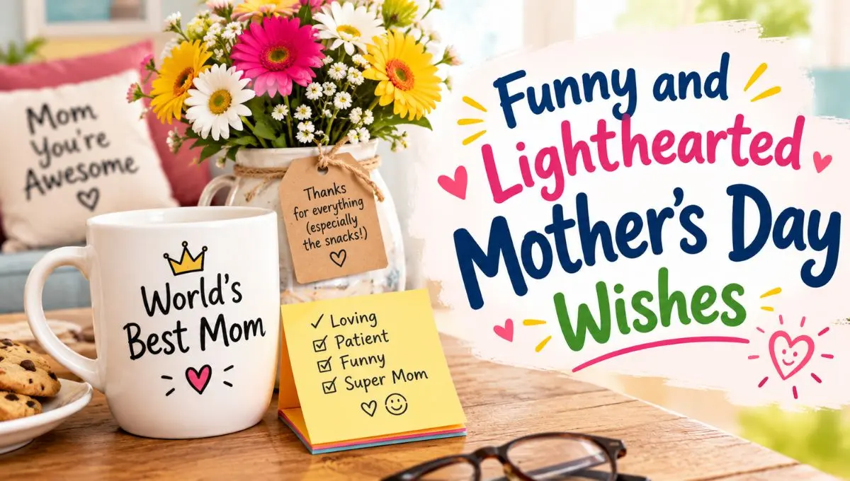 Funny and Lighthearted Mother's Day Wishes